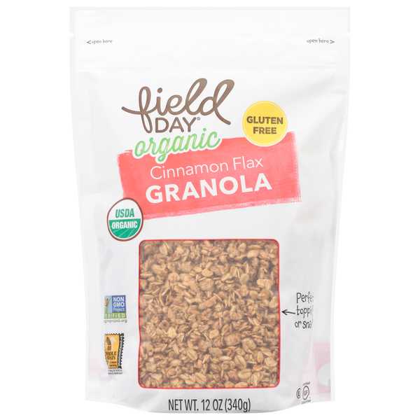 Cereal FIELD DAY Granola, Organic, Cinnamon Flax hero