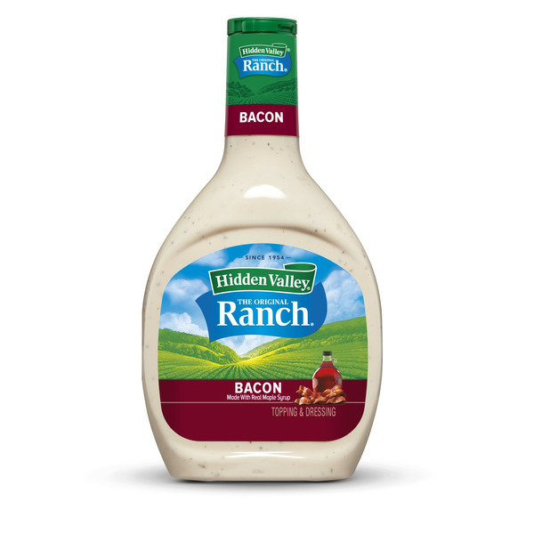 Salad Dressing & Toppings Hidden Valley Bacon Ranch Salad Dressing & Topping, Bottle hero