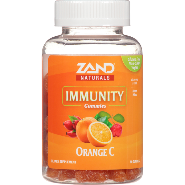 Dietary Supplements Zand Immunity, Orange C, Gummies hero