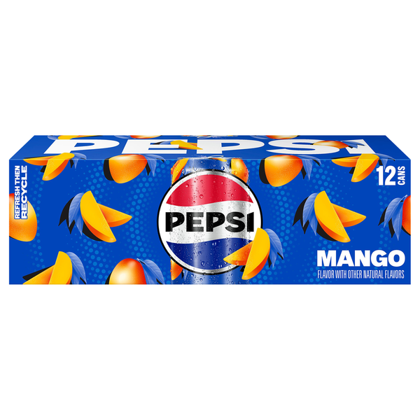 Soft Drinks Pepsi Cola, Mango hero