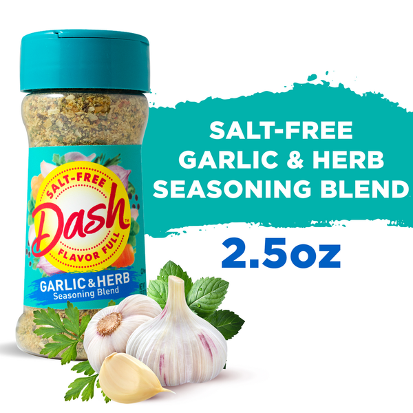 Spices & Seasonings Dash Salt-Free Seasoning Blend Garlic & Herb hero