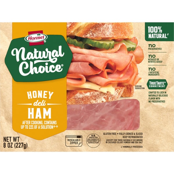 Lunch Meat Natural Choice Honey Deli Ham hero