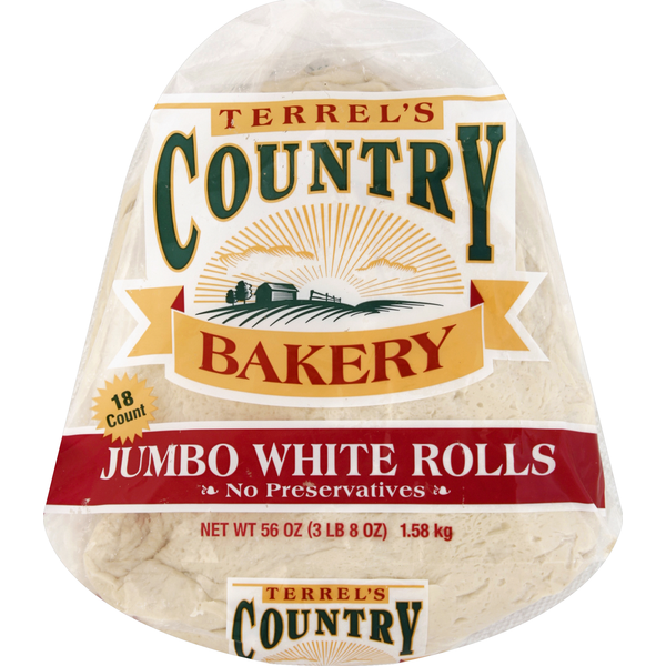 Paper Goods Terrels Rolls, Jumbo White hero