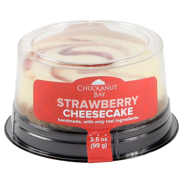 Cookies & Cakes Chuckanut Bay Foods Strawberry Mini Cheesecake hero