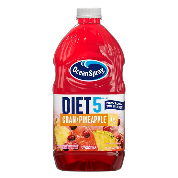 Juice & Nectars Ocean Spray Diet Cran Pineapple Juice Drink hero