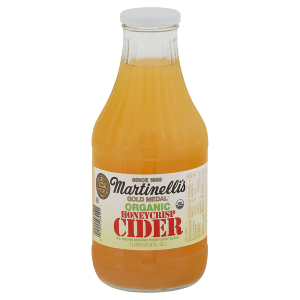 Juice & Nectars Martinelli's Cider, Organic, Honeycrisp hero