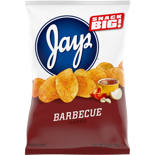 Chips & Pretzels Jays Regular BBQ Flavored Potato Chips hero