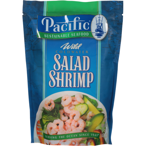 Prepared Soups & Salads Pacific Seafood Salad Shrimp, Wild, Coldwater hero