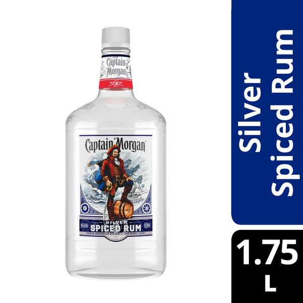 Rum Captain Morgan Silver Spiced Rum hero