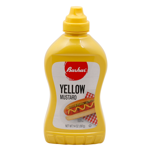 Condiments Bashas' Mustard, Yellow hero