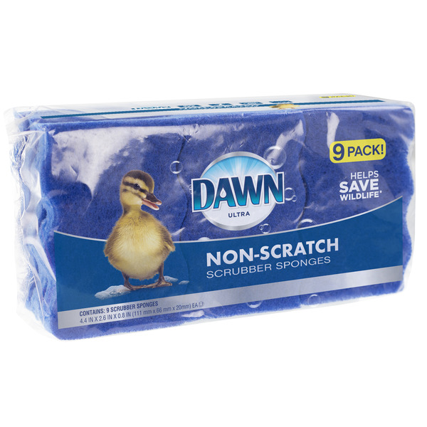 Cleaning Products Dawn Non-Scratch Kitchen Dish Sponges hero