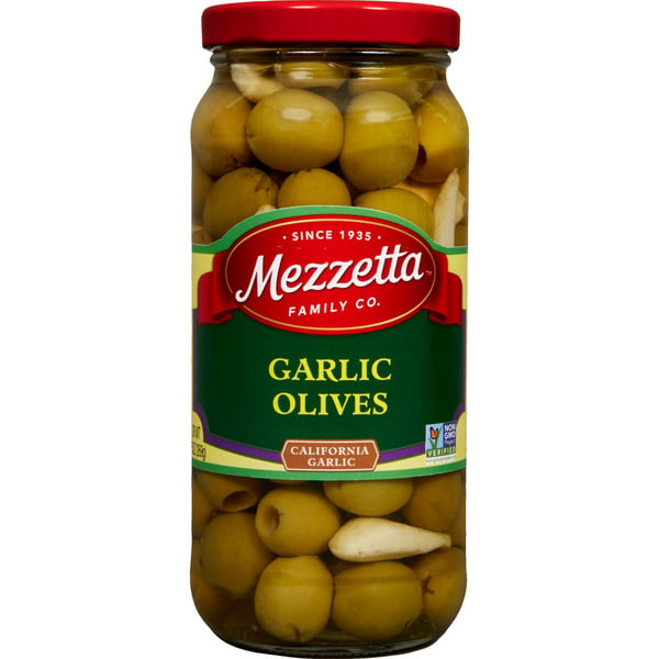 Pickled Goods & Olives Mezzetta Garlic Olives hero