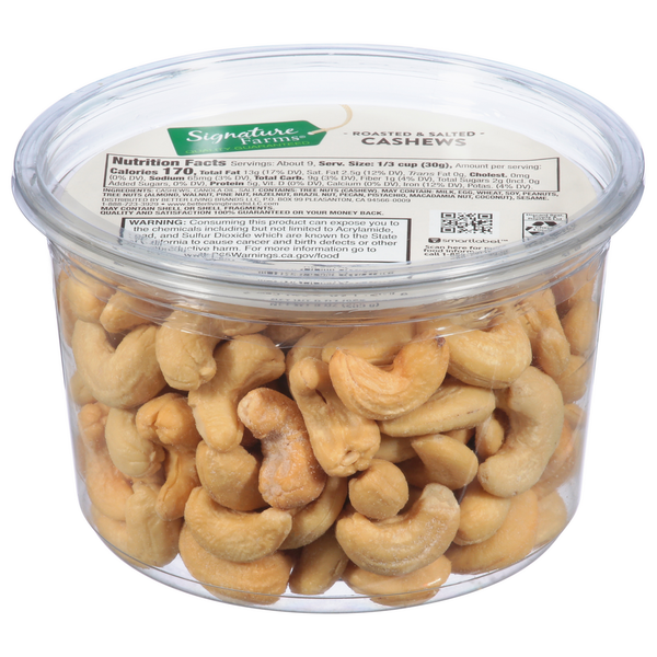 Nuts, Seeds & Dried Fruit Signature Farms Cashews, Roasted & Salted hero