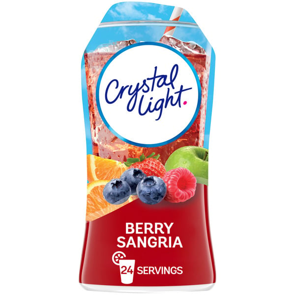 Cocoa & Drink Mixes Crystal Light Berry Sangria Naturally Flavored Drink Mix hero