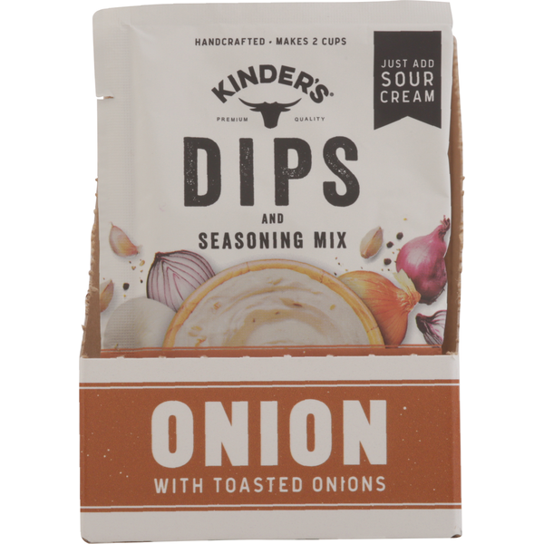 Kinder's Dips & Seasoning Mix, Onion hero