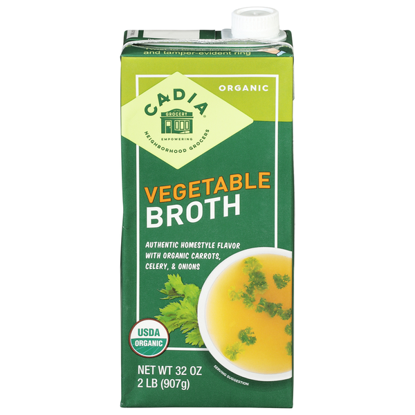 Soup, Broth & Bouillon CADIA Vegetable Broth, Organic hero