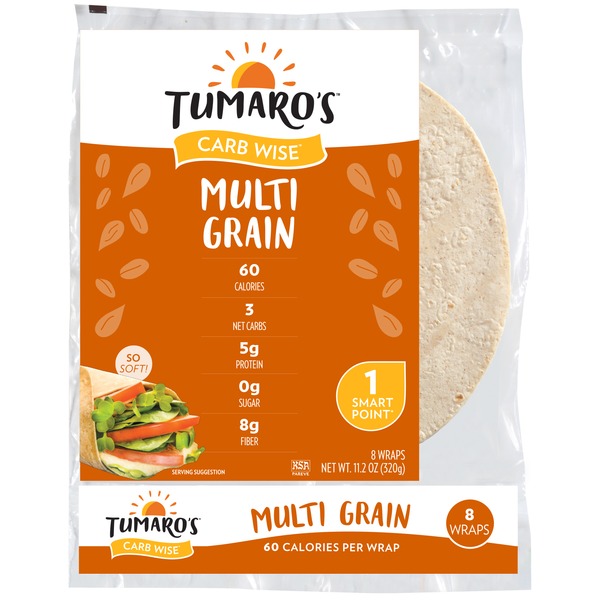 Breads Tumaro's Multi Grain Carb Wise Wraps hero