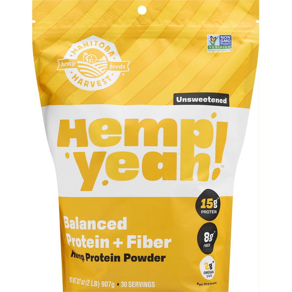 Protein & Meal Replacement Manitoba Harvest Hemp Protein Powder, Balanced Protein + Fiber, Unsweetened hero