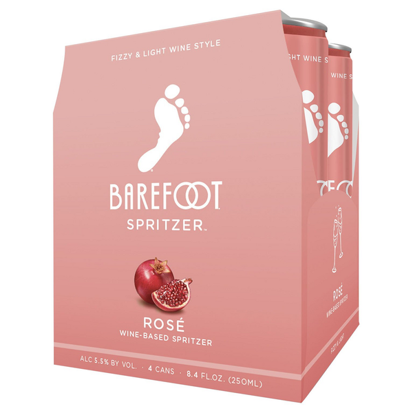 Rosés Barefoot Rose Wine 4 Single Serve Cans hero