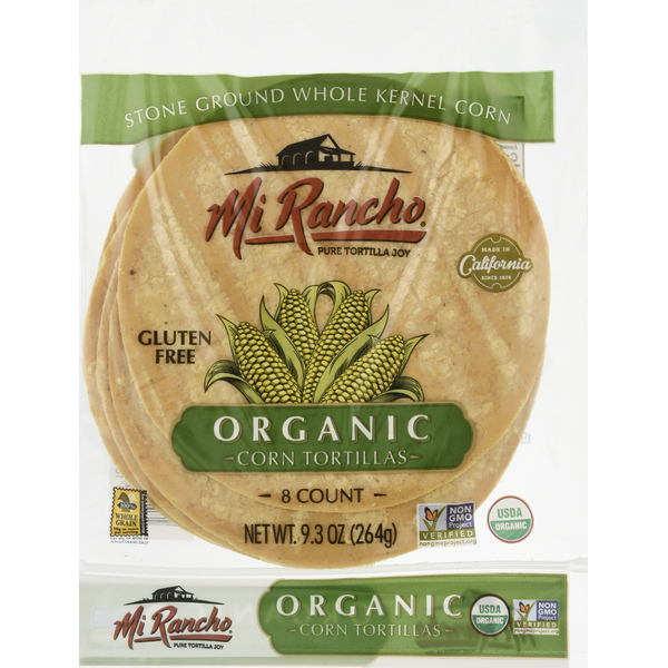 Tortillas & Flat Bread Mi Rancho Tortillas, Organic, Corn hero