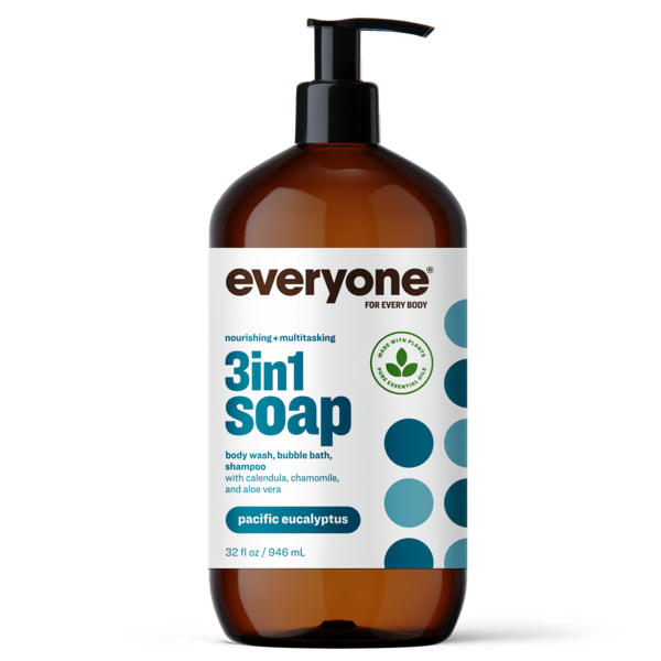 Everyone 3 in 1 Soap Pacific Eucalyptus hero