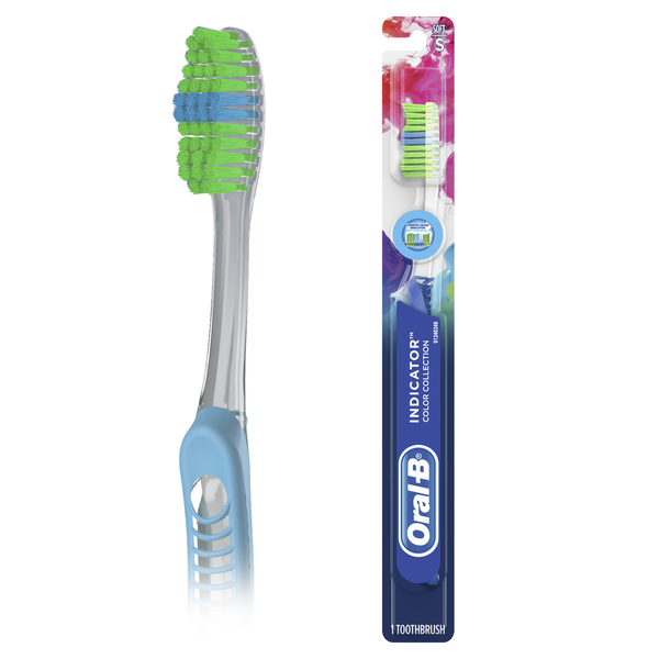 Oral Hygiene Oral-B Indicator Contour Clean Toothbrush, Soft hero