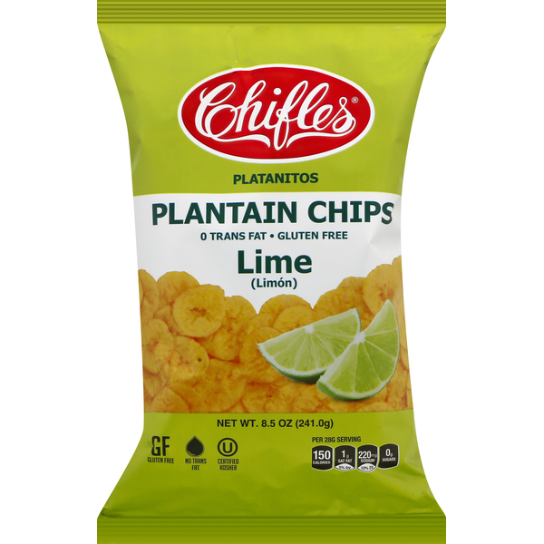 Chips & Pretzels Chifles Plantain Chips, Lime hero