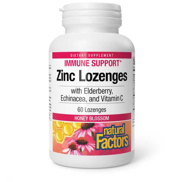 Vitamins & Supplements Natural Factors Zinc Lozenges hero