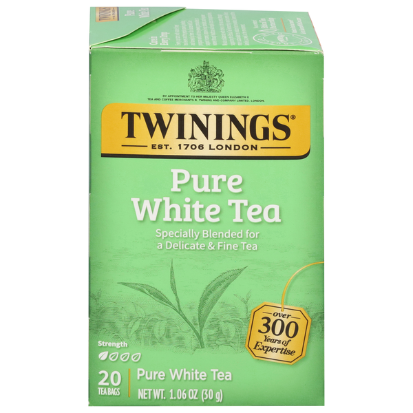 Tea Twinings Of London Pure White Tea Bags hero