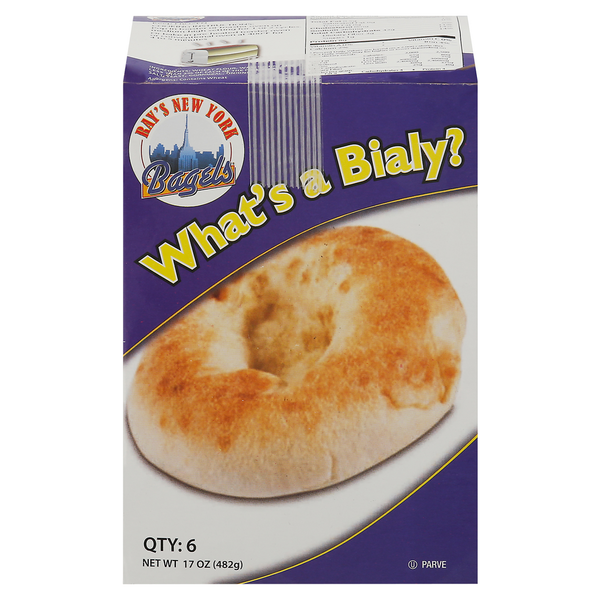 Kosher Foods Ray's New York Bagels What's A Bialy? hero