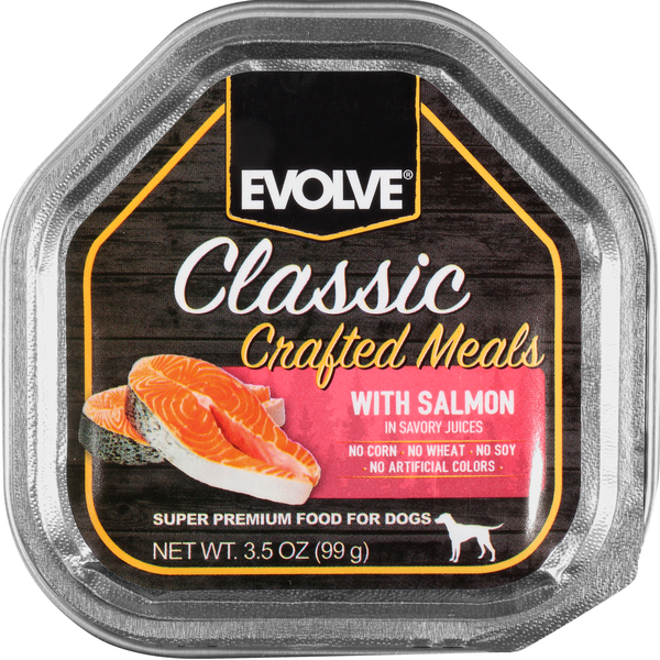 Dog Food & Care EVOLVE Crafted Meals, Salmon in Savory Juices hero