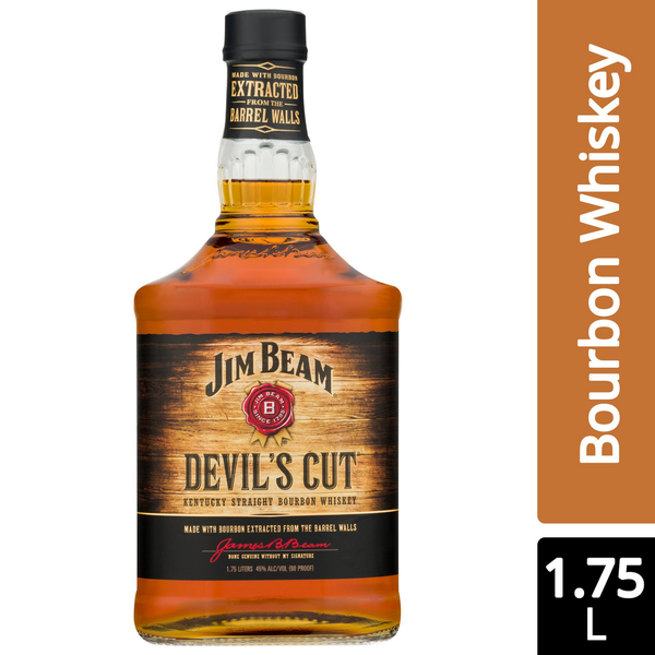 Whiskey Jim Beam Devil's Cut Bourbon Whiskey hero