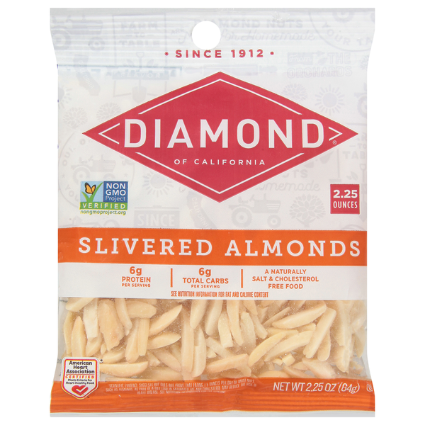 Nuts, Seeds & Dried Fruit Diamond Almonds, Slivered hero