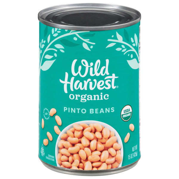 Canned Meals & Beans Wild Harvest Pinto Beans, Organic hero