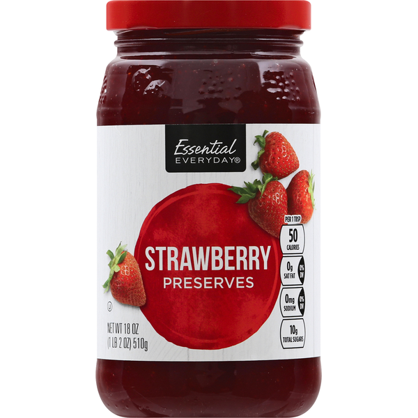 Nut Butters/Jellies/Spreads Essential Everyday Preserves, Strawberry hero