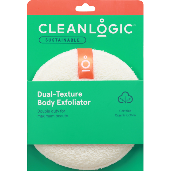 Beauty Cleanlogic Body Care Body Exfoliator, Dual-Texture hero