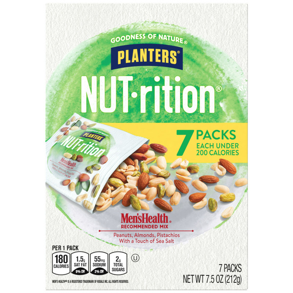 Nuts, Seeds & Dried Fruit Planters Nut-Rition Men'S Health Mixed Nuts hero