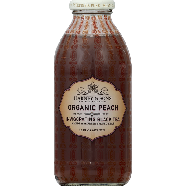 Refrigerated Harney & Sons Black Tea, Invigorating, Organic Peach hero