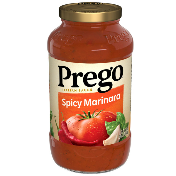 Pasta Sauce Prego Spicy Marinara Pasta Sauce hero