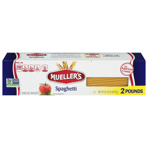 Dry Pasta Mueller's Spaghetti hero