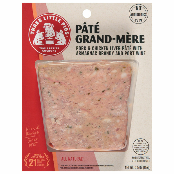 Lunch Meat Three Little Pigs Pâté Grand-Mère hero