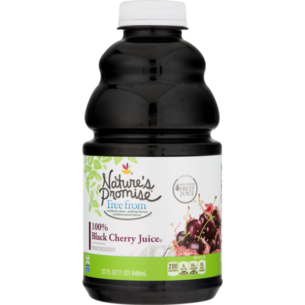 Juice & Nectars Nature's Promise Free From 100% Black Cherry Juice hero