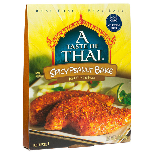 Asian Foods A Taste of Thai Spicy Peanut Bake hero