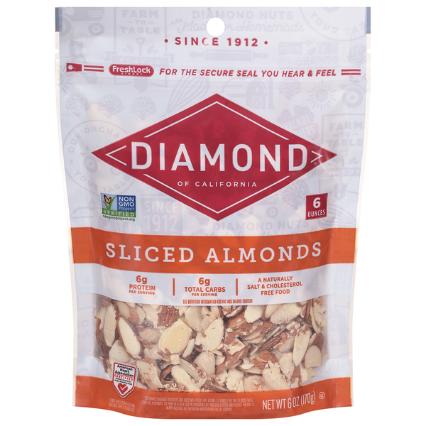 Baking Ingredients Diamond Almonds, Sliced hero