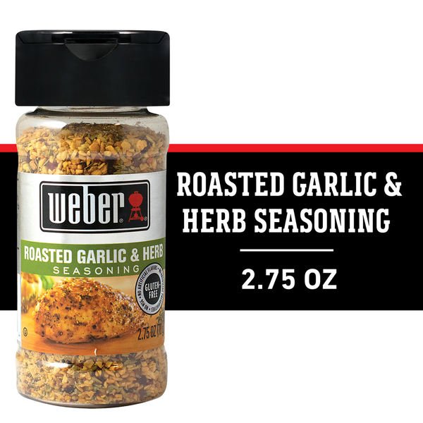 Spices & Seasonings Weber Roasted Garlic & Herb Seasoning, Kosher hero