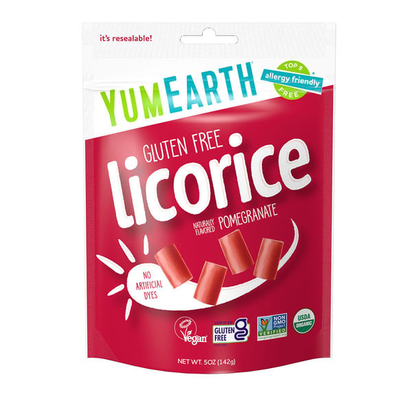 Candy & Chocolate YumEarth Organic Gluten Free Licorice, Pomegrante hero