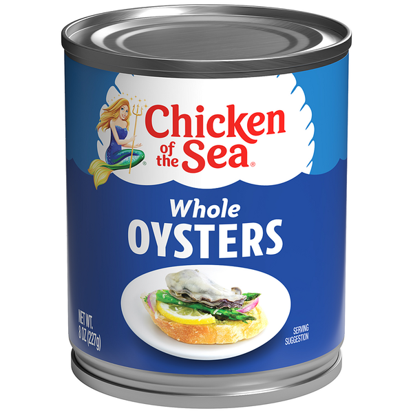 Canned Meat & Seafood Chicken of the Sea Whole Oysters hero