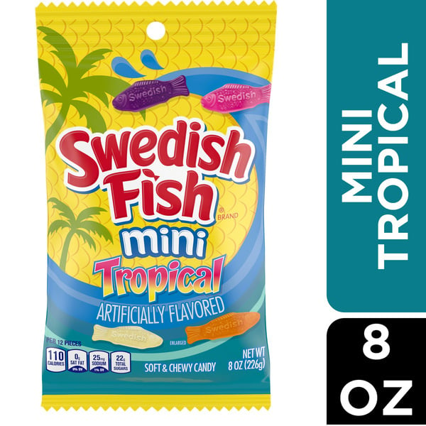 Candy & Chocolate Swedish Fish Mini Tropical Soft & Chewy Candy hero