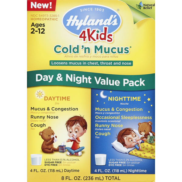 Cold, Flu & Allergy Hyland's 4Kids Cold 'n Mucus Day & Night hero