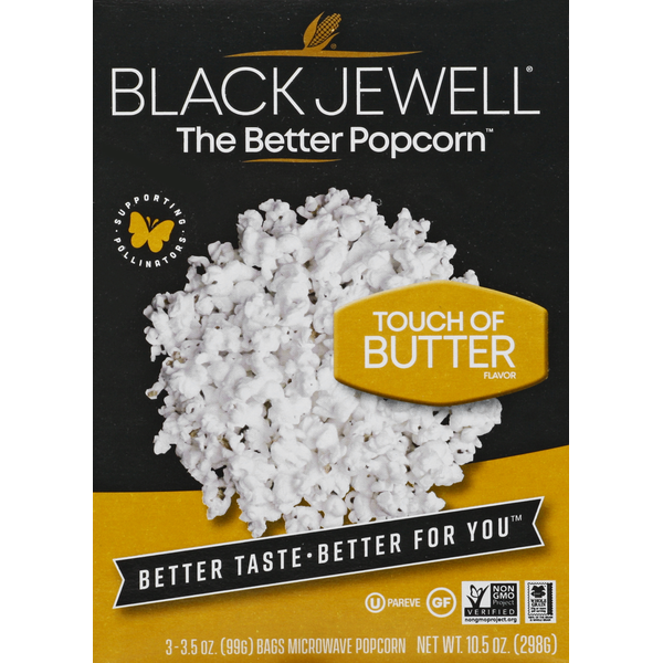 Popcorn & Jerky Black Jewell The Better Popcorn Popcorn, Touch of Butter Flavor hero